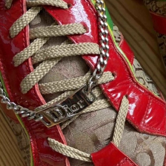 DIOR DIOR 🦋🌺🔥Rasta Trotter high-top - Picture 6 of 10